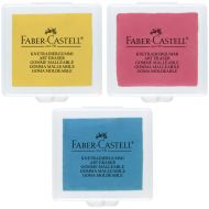 Ластик-клячка Faber-Castell, формопласт, ассорти, пластик. контейнер