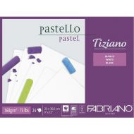 Альбом для пастели Fabriano Tiziano 23х30,5 24л 160 гр белый  склейка по 1 стороне