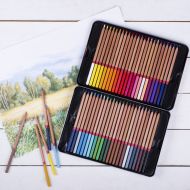 Набор карандашей цветных Мастер-Класс 48 цветов в жестяной коробке
