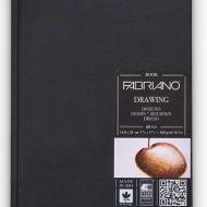 Блокнот для зарисовок Fabriano Drawingbook А5 160гр 60 л мелкозернистая книжный переплет  портрет