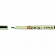 Ручка капиллярная Sakura Pigma Graphic 1 Черный 1.0мм