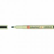 Ручка капиллярная Sakura Pigma Graphic 2 Черный 2.0мм