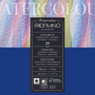 Блок для акварели Fabriano Watercolour Studio Cold pressed, 300г/м2, 18x24см, Фин, склейка 20 листов