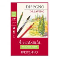 Альбом для графики Fabriano Accademia А4 30л 200 гр мелкое зерно склейка по короткой стороне