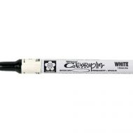 Ручка маркер Pen-Touch Calligrapher белый средний стержень 1.8мм