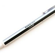 Ластик-карандаш Tombow MONO Zero, черный корпус, круглый, 2.3 мм