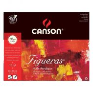 Альбом для масла Canson Figueras 33х41 см 290 гр 10л Зерно холста склейка по короткой стороне