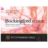 Блок для акварели Bockingford HP, White 13x18  300гр 12л склейка зерно сатин