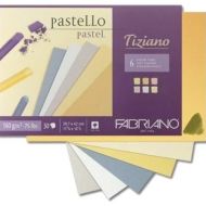 Альбом для пастели Fabriano Tiziano 29.7x42 30л 160 гр 6 цветов склейка по 1 стороне