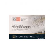 Блок для акварели Saunders Waterford HP+Blocks White 26х18 см 300 гр 20 листов
