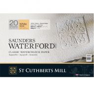 Блок для акварели Saunders Waterford Rough Block White 18х26 см 300 гр 20 листов