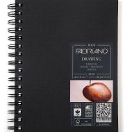 Блокнот для зарисовок Fabriano Drawingbook А5 160 гр 60л мелкозернистая спираль по длинной стороне