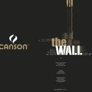 Альбом для маркеров Canson The Wall 29.7x43.7 30л  220 гр спираль по короткой стороне