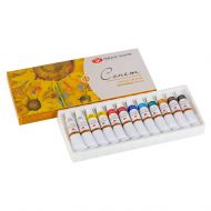 Набор масляных красок Сонет 12 цветов по 10 мл в картоной коробке