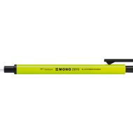 Ластик-карандаш Tombow MONO Zero, неоново-желтый корпус, круглый, 2.3 мм