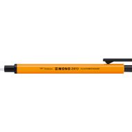 Ластик-карандаш Tombow MONO Zero, неоново-оранжевый корпус, круглый, 2.3 мм