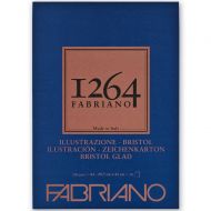Альбом для графики Fabriano 1264 Bristol  А3 200гр 50л Гладкая бумага склейка по короткой стороне