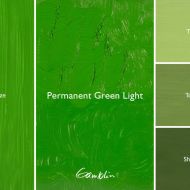 Краска масляная Gamblin Artist Grad extra-fine 37 мл Permanent Green Light