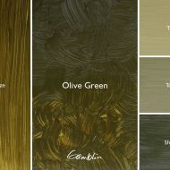 Краска масляная Gamblin Artist Grad extra-fine 150 мл Olive Green