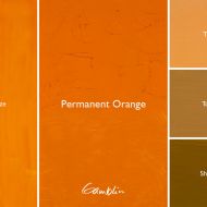 Краска масляная Gamblin Artist Grad extra-fine 150 мл Permanent Orange