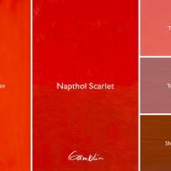 Краска масляная Gamblin Artist Grad extra-fine 150 мл Napthol Scarlet