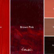 Краска масляная Gamblin Artist Grad extra-fine 150 мл Brown Pink