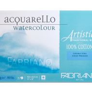 Блок для акварели Fabriano ArtisticoTraditional White 35,5х51 20л 200гр Фин склейка по 4 сторонам
